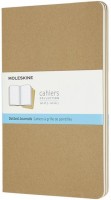 Photos - Notebook Moleskine Set of 3 Dots Cahier Journals Large Beige 