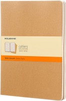 Photos - Notebook Moleskine Set of 3 Ruled Cahier Journals XLarge Beige 