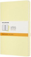Photos - Notebook Moleskine Set of 3 Ruled Cahier Journals Large Yellow 