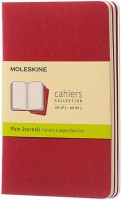 Photos - Notebook Moleskine Set of 3 Plain Cahier Journals Pocket Vinous 