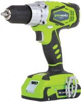 Photos - Drill / Screwdriver Greenworks G24DDK2 3702807 