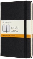 Photos - Notebook Moleskine Ruled Notebook Black 