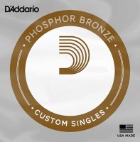 Photos - Strings DAddario Phosphor Bronze Single 27 