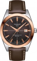 Wrist Watch TISSOT Gentleman Powermatic 80 Silicium Solid 18k Gold Bezel T927.407.46.291.00 