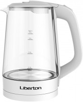 Photos - Electric Kettle Liberton LEK-1712 white