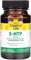 Photos - Amino Acid Country Life 5-HTP 50 mg 50 cap 