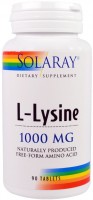 Photos - Amino Acid Solaray L-Lysine 1000 mg 90 tab 