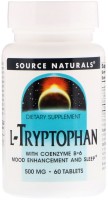 Photos - Amino Acid Source Naturals L-Tryptophan with Vitamin B-6 60 tab 
