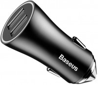 Photos - Charger BASEUS Golden Contactor Dual U Intelligent Car Charger 