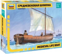 Model Building Kit Zvezda Medieval Lifeboat (1:72) 