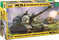 Model Building Kit Zvezda Russian 152 mm Self Propelled Howitzer MSTA-S (1:35) 