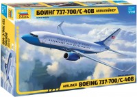 Model Building Kit Zvezda Airliner Boeing 737-700/C-40B (1:144) 