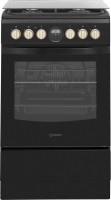 Photos - Cooker Indesit IS 5G8CHB black