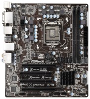 Photos - Motherboard ASRock H77M 