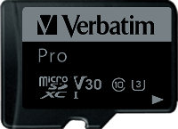 Memory Card Verbatim Pro U3 microSD 64 GB
