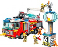 Photos - Construction Toy Qman Airport Fire Fighting 2809 