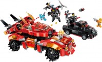 Photos - Construction Toy Qman Swifting Flame Battle Car 3407 