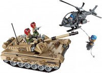 Photos - Construction Toy Qman Air Raid Heavy Armored Tank 1729 