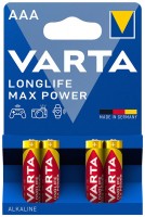 Photos - Battery Varta  LongLife Max Power 4xAAA