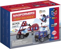 Construction Toy Magformers Amazing Police and Rescue Set 717001 