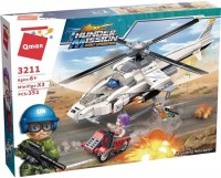 Photos - Construction Toy Qman Assaulting Helicopter 3211 