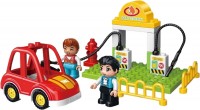 Photos - Construction Toy Qman Gas Station 5101 