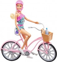 Photos - Doll Barbie Glam Bike FTV96 