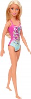 Doll Barbie Blonde Wearing Swimsuit GHW37 