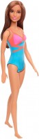 Photos - Doll Barbie Brunette Wearing Swimsuit GHW40 