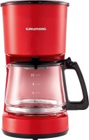 Photos - Coffee Maker Grundig KM 4620 R red