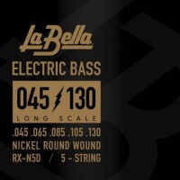Strings La Bella RX Nickel Plated 5-String Bass 45-130 