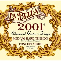 Photos - Strings La Bella Classical Silver Plated Medium Hard Tension 