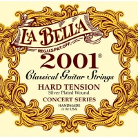 Strings La Bella Classical Silver Plated Hard Tension 