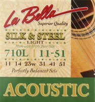 Strings La Bella Silk and Steel Acoustic 11-51 