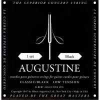 Photos - Strings Augustine Classic/Black Label Classical Guitar Strings Low Tension 