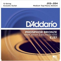Photos - Strings DAddario Phosphor Bronze 12-String 12-54 
