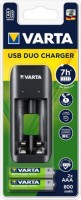 Photos - Battery Charger Varta Value USB Duo Charger + 2xAAA 800 mAh 