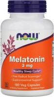 Photos - Amino Acid Now Melatonin 3 mg 30 cap 