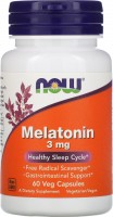 Photos - Amino Acid Now Melatonin 3 mg 60 cap 