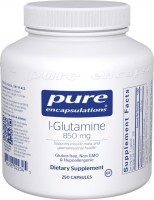 Photos - Amino Acid Pure Encapsulations L-Glutamine 850 mg 250 cap 