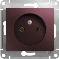 Photos - Socket Schneider Glossa GSL001141 burgundy