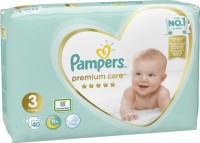 Nappies Pampers Premium Care 3 / 40 pcs 