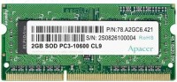 RAM Apacer AS DDR3 SO-DIMM 1x4Gb AS04GFA60CAQBGC