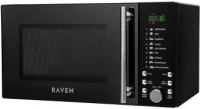 Photos - Microwave RAVEN EKM001 black