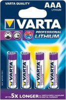 Photos - Battery Varta Professional Lithium 4xAAA 