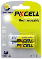 Battery Pkcell  2xAA 2600 mAh