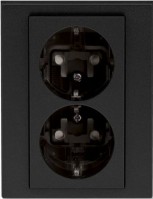 Photos - Socket ABB Levit 2CHH223457C6063 black