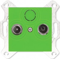 Photos - Socket ABB Levit 2CHH083607A6067 green