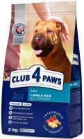 Photos - Dog Food Club 4 Paws Adult All Breeds Lamb/Rice 