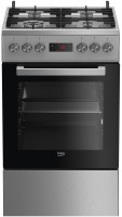 Photos - Cooker Beko FSM 51337 DXDT stainless steel